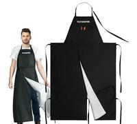 Potterhyme Tablier de poterie imperméable à couverture complète, jambes fendues, tablier 100% polyester pour homme et femme, pour lancer des roues en céramique, tournage sur bois, peinture, sculpture