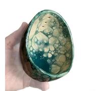 Pottery Bol à herbes aromatiques avec différentes tailles de trou pour un retrait efficace des tiges d'herbes aromatiques en résine pour une utilisation à long terme et un entretien facile (bleu)
