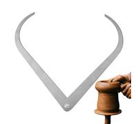 Pottery Calipers - Metal Measuring Ruler | Ceramic Calipers | Stainless Steel Inside Outside Pottery Tools | Anti-Slip Stainless Steel Sculpture Modeling Trimming Shaping Supplies