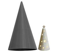 Pottery Forms - Reusable Cone Nonstick Craft Supplies for Christmas Clay Molds Ceramics Tools | Cone Shapes for Christmas Tree, Gnome Hat, Ornament Making Home, School, or Class Activities