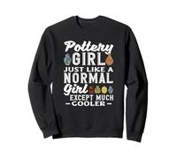 Pottery Girl Just Like Normal Girl Glacière Sweatshirt