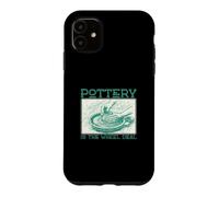 Pottery is The Wheel Deal Funny Wheel Throwing Pottery Lancer Coque pour iPhone 11