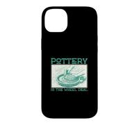 Pottery is The Wheel Deal Funny Wheel Throwing Pottery Lancer Coque pour iPhone 14 Plus