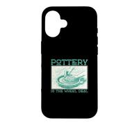 Pottery is The Wheel Deal Funny Wheel Throwing Pottery Lancer Coque pour iPhone 16