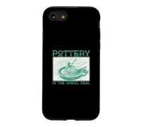 Pottery is The Wheel Deal Funny Wheel Throwing Pottery Lancer Coque pour iPhone SE (2020) / 7/8