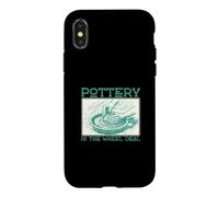Pottery is The Wheel Deal Funny Wheel Throwing Pottery Lancer Coque pour iPhone X/XS