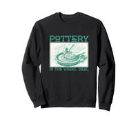 Pottery is The Wheel Deal Funny Wheel Throwing Pottery Lancer Sweatshirt