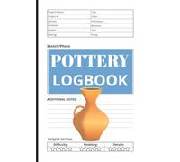 Pottery Log Book: Track Clay, Glaze, Kiln Schedule, Color, Size, and More - 100 Project Pages to Record and Organize Your Ceramic Work - Pottery Journal for Beginners, Professionals, and Artists