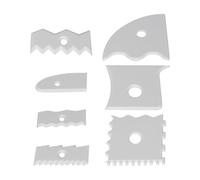 Pottery Rib - Accessoires De Modelage Argile Pottery Ribs 7 Pièces - Forme Pieds Pour Sculpture Tournage Débutantes Passionnés Adultes