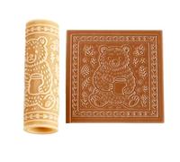 Pottery Texture Roller, Clay Pattern Tool, Ceramic Accessory with Smooth, Craft Fixture with Strong Utility, 3,94 x 0,98 inches Art Supply, Creative Organizer for Youth Husband Wife Friends