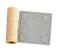 Pottery Texture Roller, Clay Pattern Tool, Ceramic Accessory with Smooth, Craft Fixture with Strong Utility, 3,94 x 0,98 inches Art Supply, Creative Organizer for Youth Husband Wife Friends