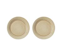 PotteryJo Pack de 2 assiettes à dessert Daga Ø20 cm Avoine