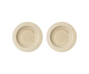 PotteryJo Pack de 2 assiettes creuses Daga Ø23.5cm Avoine
