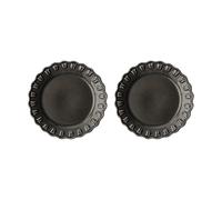 PotteryJo Petite assiette Tulipa Ø20 cm Lot de 2 Almost black