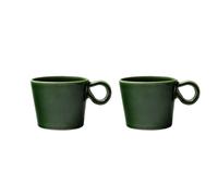 PotteryJo Tasse avec poignée Daria Lot de 2 Moss