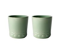 PotteryJo Tasse Tulipa 20 cl Lot de 2 Verona green
