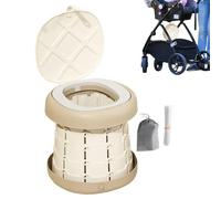 Potty De Voyage Pour La Voiture, Toilettes Pliables | Travel Potty Trainer De Toilette Non Glissé Pour Boys Filles Camping Extérieur Traineur De Toilettes Non Glissé Avec Sac Poube