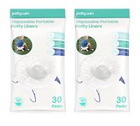 Potty Liners Lot de 2 sacs jetables de rechange universels pour siège de toilettes ou chaise de toutes tailles