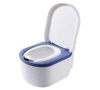 Potty portable, entraînement des éclaboussures antidérapantes faciles à nettoyer la cuvette de toilette Voyage Sécurité et confort pliable, pour les enfants enfants Blue lake