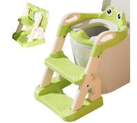 Potty Potty Trainet Siège réglable Hauteur réglable 2 en 1 Potte de toilette pour les tout-petits et pas sans glissement Portable pour les tout-petits avec un coussin PVC imperméable de G