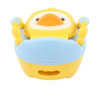 Potty pour bébé Extra Large en plastique, forme de canard cartoon, jaune et bleu