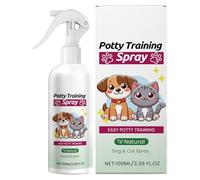 Potty Spray for Dogs - 100ml Training Aid | Safe Indoor Spray for Peeing and Poop, Effective Puppy Training for Potty Pads, Reliable Aid for Outdoor and Home Use