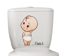 Potty Stickers - Self-Adhesive Removable Reusable Bathroom Stickers