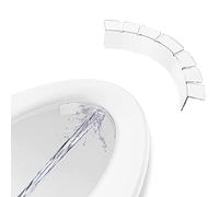 Potty Training Pee Splash Guard, 250 * 100 * 0,5 Mm PC Déflecteur D'urine, avec 0 Pénétration, pour Sièges de Toilette