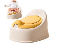 Potty Training Seat - Non-Slip Portable Removable Easy Clean, Boys Girls Floor Potty with Splash Guard, Foldable Travel Toilet with Liner Compatibility, for Trunk Home Trips