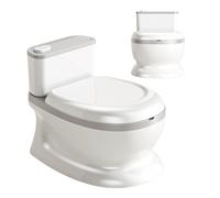 Potty Training Toilet Bouton de Chasse d'Eau Réaliste