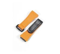 POTUBI Bracelet de montre for homme en cuir et toile nylon uni, compatible avec les modèles RM50 RM53, 25 mm, tournevis(Orange(4 Stars Tool))