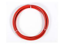 POTUBI Câble de dérailleur vélo, câble Frein 3 m, 4 mm, 5, coloré (Frein Rouge)(Brake Red)