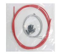POTUBI Câble de dérailleur vélo, câbles Frein VTT/vélo Route, câble, durite, Commande, kit, Gaine intérieure (durite Rouge)(Shift Line Red)
