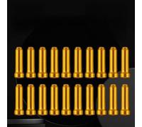 POTUBI Câbles de dérailleur, câbles Frein, et Manette Vitesses for vélo Route/VTT, Avant arrière, kit en Acier Inoxydable (kit VTT)(20pcs End Cap)