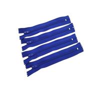 POTUBI Fermeture éclair, 10 pièces 7,5 cm 3# Fermetures à glissière en Nylon colorées à extrémité fermée for vêtements, Accessoires de Couture for Textiles de Maison(Dark Blue)