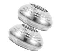 POTUBI Lot de 2 socles en Acier Inoxydable for Globes Jardin, Supports sphériques extérieurs métal épais for Boules réfléchissantes et mâts Drapeau