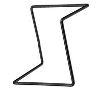 POTUBI Support en métal Noir for sphère de Quartz décorative, Cadre Diamant 3D, Taille Moyenne, for Jardin ou extérieur