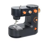 POTYYH Machine à coudre pour débutants, machine à coudre domestique avec enroulement automatique du fil & fonction Tangent Line, éclairage LED, deux modes, 5 motifs de points, pour maisons, usines et