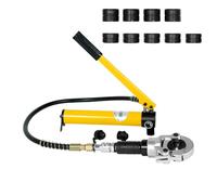 POTYYH Pince à sertir hydraulique 6T - Profil V et TH - Avec tête rotative à 360° - Pince à sertir avec V12/15/18/22/28 et TH16/20/26/32 - Pour tubes en aluminium, tubes PEX, PB, tuyaux en cuivre