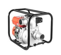 POTYYH Pompe à eau à essence 7,5 CV avec 35 m³/h et hauteur de refoulement de 30 m, pompe pour eaux usées avec moteur 4 temps, raccord 3 pouces, hauteur d'aspiration 8 m, 3600 tr/min, pour irrigation