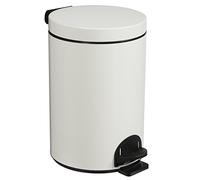 Rossignol Poubelle à pédale Élora 14 L blanche