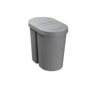 Poubelle 2 bacs tri sélectif 2 x 25 litres