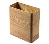 Poubelle 2pcs Wooden Trash Can For Bathroom Bedroom Kitchen Rectangular Narrow Design Household Living Room Recycling Waste Paper Bin Poubelles