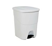 Poubelle 40 L Blanc Plastique