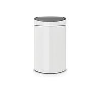Poubelle 40l blanche 114984
