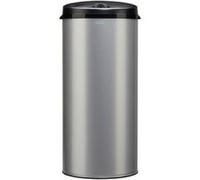 Poubelle 45l gris métal Rossignol 93612 gris G