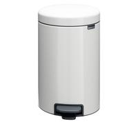 Poubelle 5 litres ronde à pédale Brabantia - Blanc
