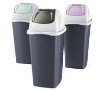 Poubelle 65 Litres Basculante Grise Europe 40078