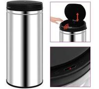 Poubelle à capteur automatique 80 L Acier inoxydable