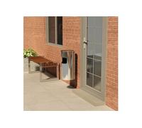 Vidaxl Poubelle Ã Cendrier Murale Acier Inoxydable 26 L